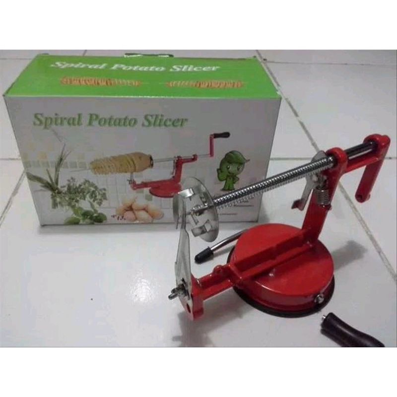 SPIRAL POTATO SLICER pemotong kentang pisau kentang alat pemotong kentang spiral pemotong kentang