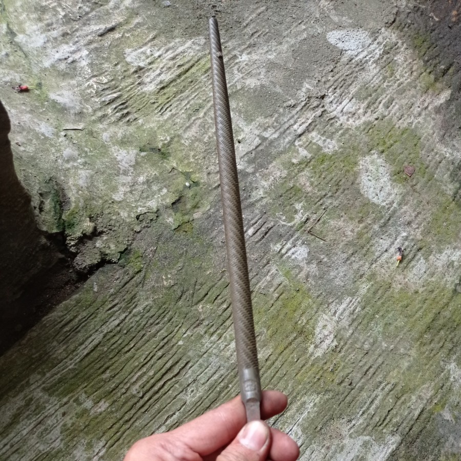 kikir round bulat kasar bastard 12 inch asli NICHOLSON made in usa