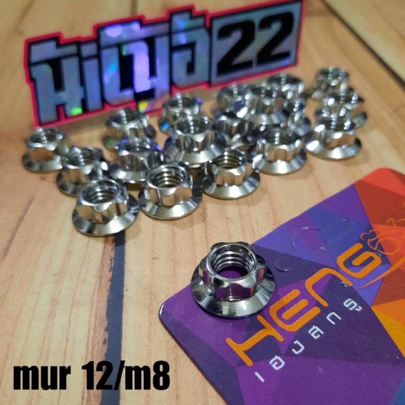 probolt mur 12 M8 stainless blimbing tipis by Heng thailand new model stenlis gear belimbing