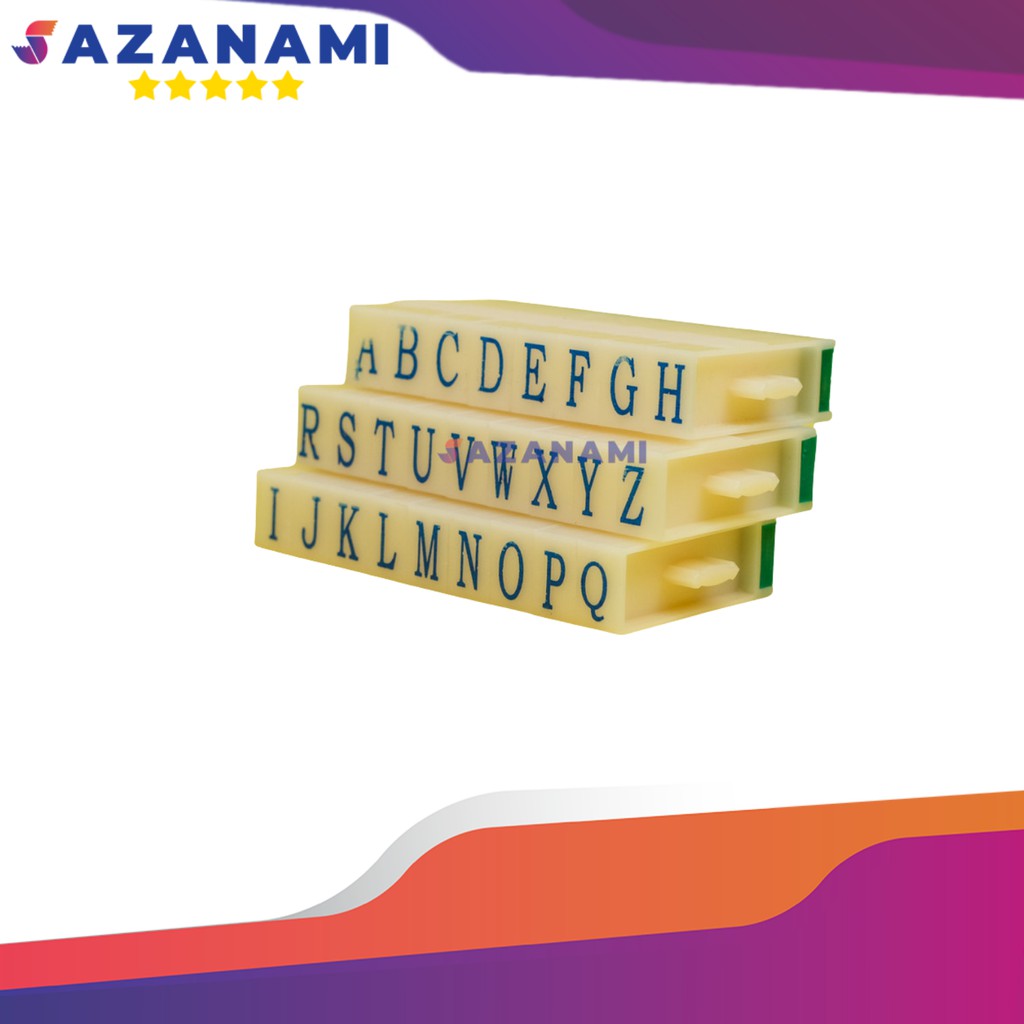 

S3 STEMPEL HURUF STAMP STAMPEL ALPHABE STAMPEL RAKITAN