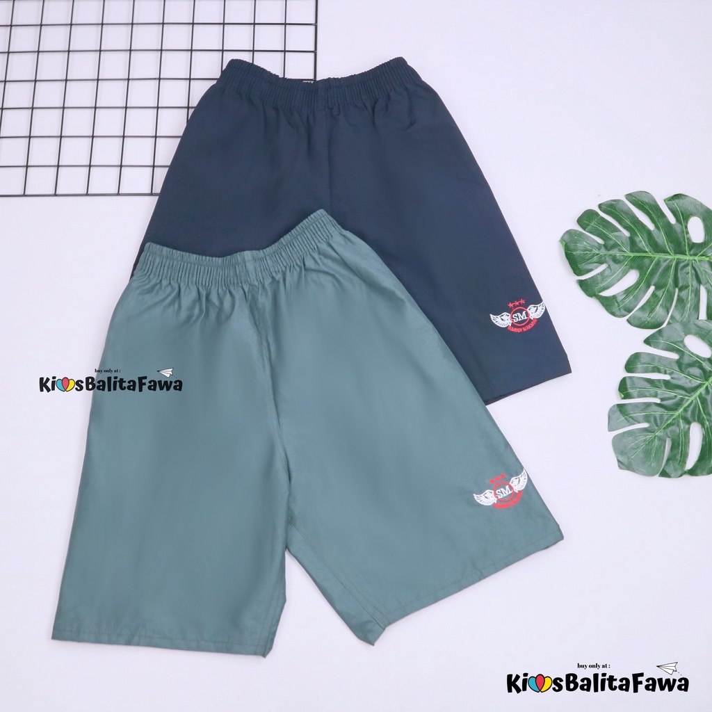 Celana Pendek Dewasa Kode SM Pria Fit To XL / Boxer Sport Santai Kolor Laki Polos Olahraga Fitness