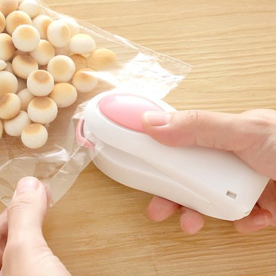 Super Handy Sealer Pengemas Makanan / Mini Hand Sealer Perekat Plastik