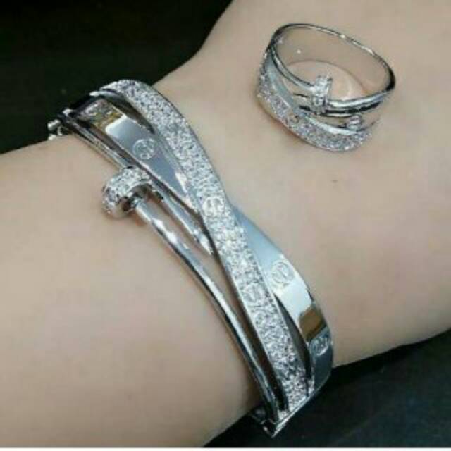Set cartier goldplated