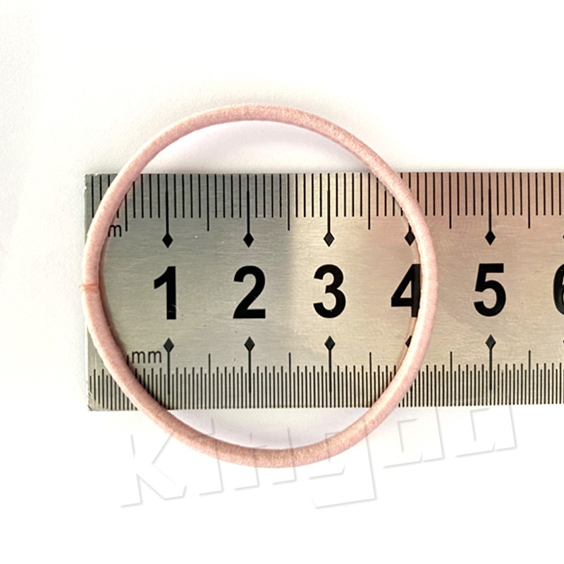 100pcs Ikat Rambut Korea I Can Swim  karet polos warna-warni dewasa import ala korea+pouch-7