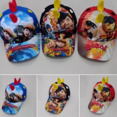 Topi Anak Laki-Laki Model Tanduk Boboiboy Terkini dan Terbaru Kualitas Bagus Topi Anak Boboboy