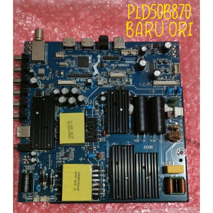 MB MAINBOARD TV LED POLYTRON TIPE MODEL PLD50B870 50B870 PLD50B8750W 50B8750 50B880 ORIGINAL BARU NE