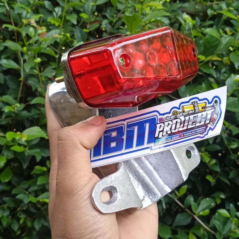 TERMURAH STOPLAMP CB SET PANGKON V80,STOPLAMP CB BSA, STOPLAMP MIKA SMOKE,PANGKON V80