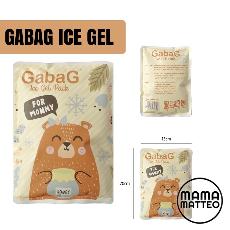 GabaG Ice Gel 500 gram / 500gr size Besar 500ml Bear Mom Koala Earth Original Yellow Motif Lucu / BANDUNG