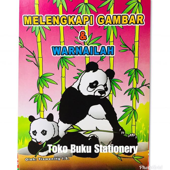 Buku Anak, Belajar Aktivitas Melengkapi Gambar & Mewarnai
