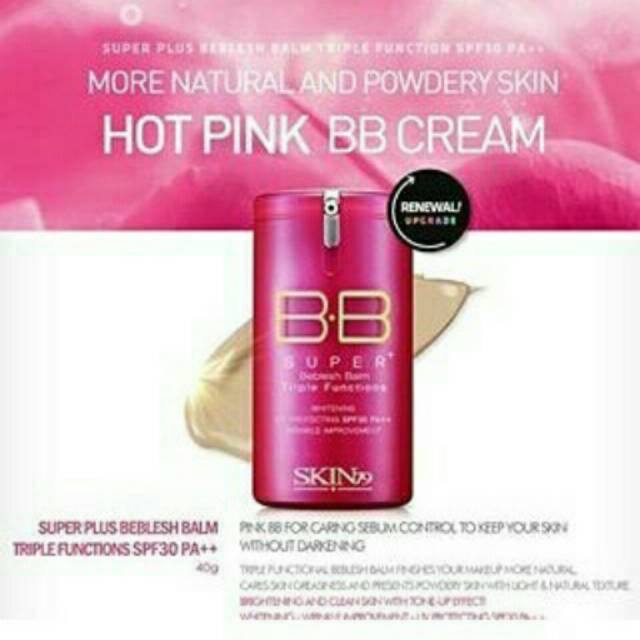 Jual SKIN79 SUPER BEBLESH BALM TRIPLE FUNCTION BB CREAM SPF30 (HOTPINK ...