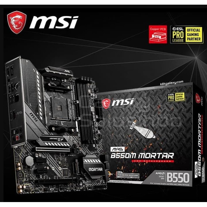 MSI B550M MORTAR (AMD AM4, B550, DDR4)