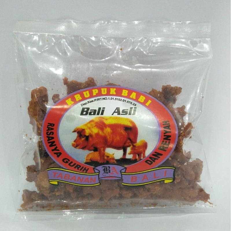

Gorengan Babi Merah Bali Asli Khas Bali 150gr