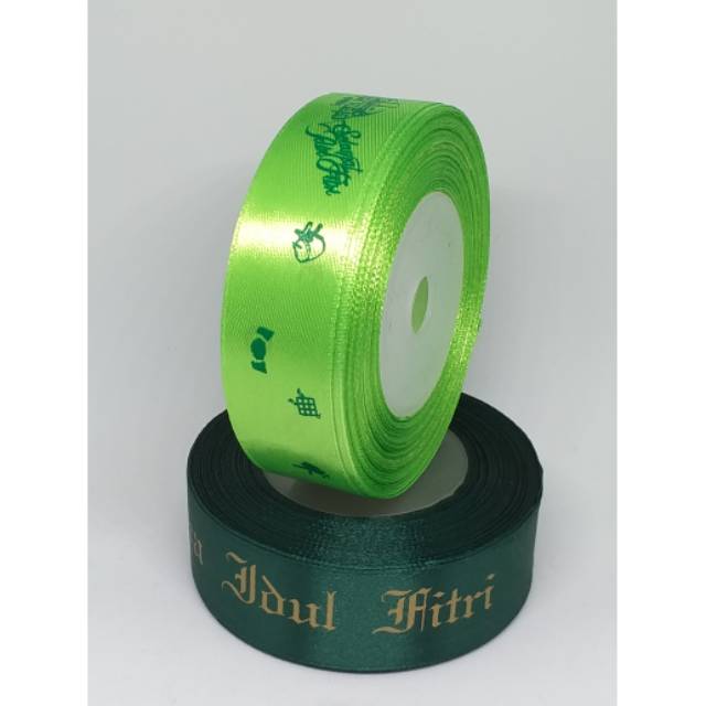 

Pita satin untuk pita hias parcel lebaran 2.5 cm
