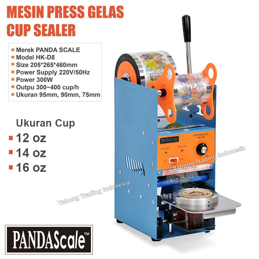 Jual Mesin Cup Sealer Alat Pres Gelas Minuman Press Cup Sealer Shopee Indonesia 2753