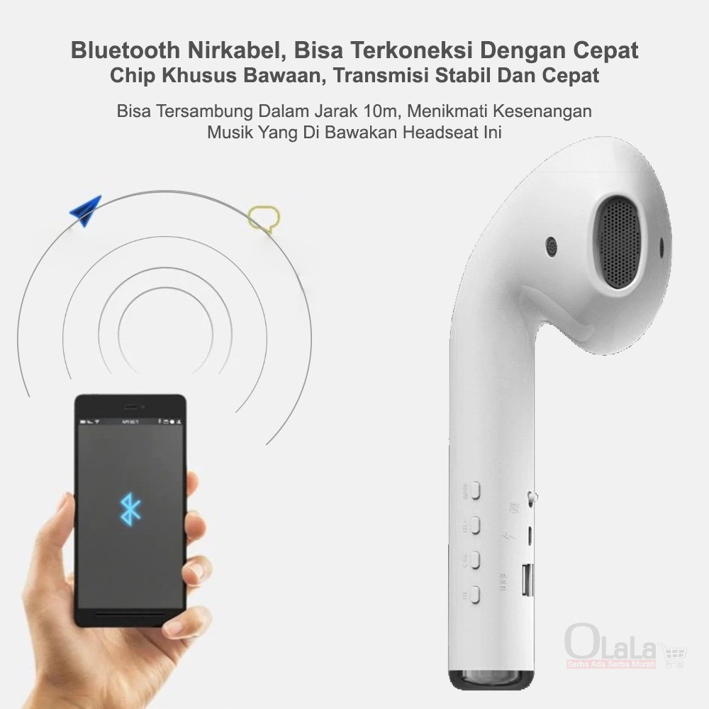 headset Bluetooth besar  OLLR-101