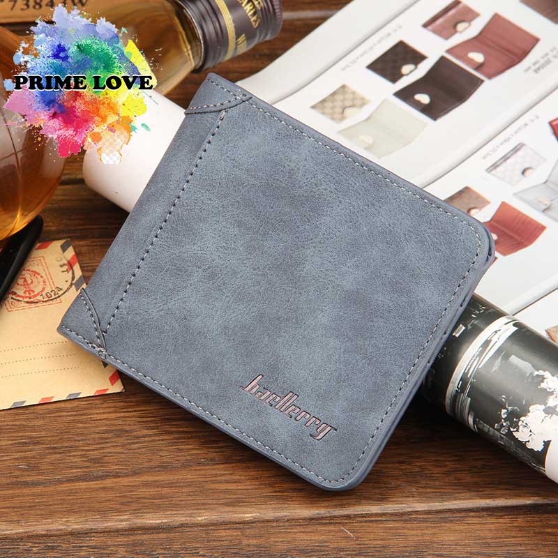 Best Seller Dompet Pria Mini Import Murah Model Saku Lipat Simpel Elegan Fashionable - DP05-Biru