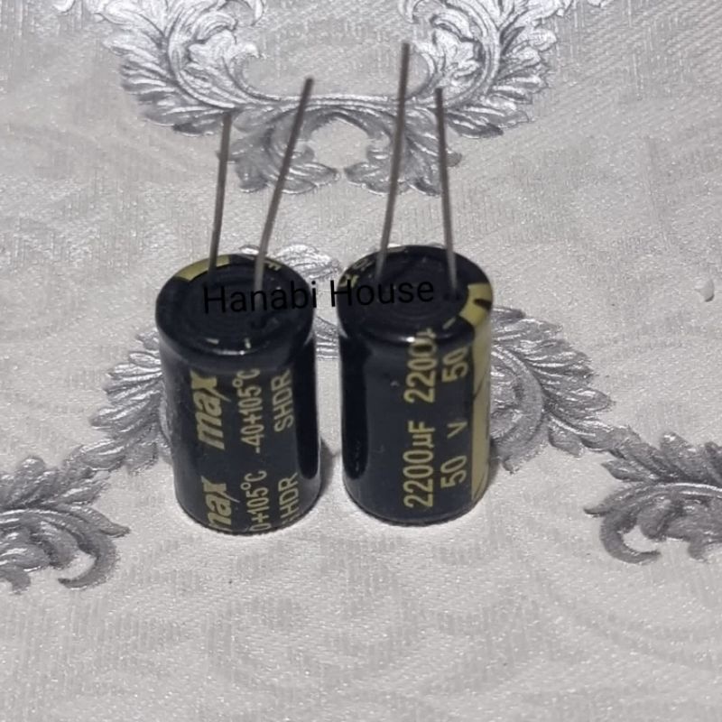 Elco 2200uf 50v Max elko kapasitor 2200uf 50v max