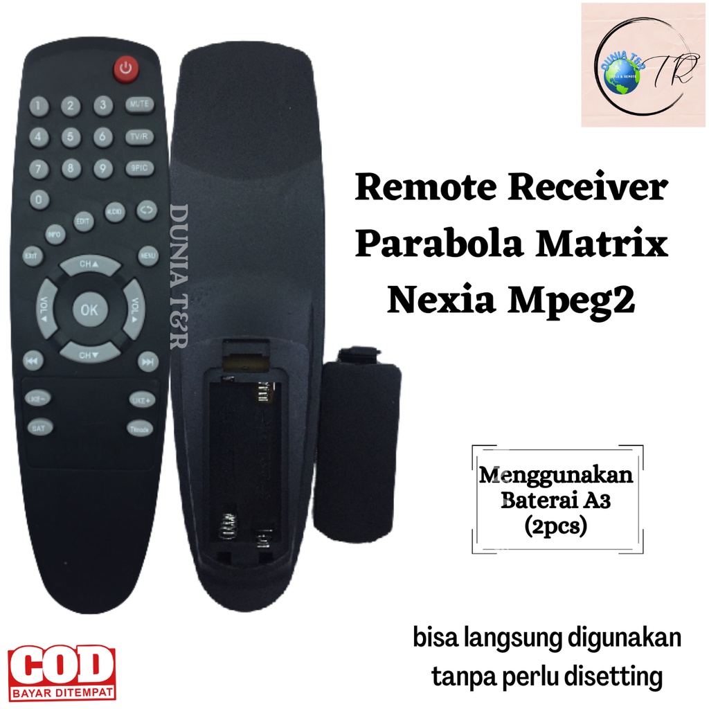 Remot Remote Receiver Parabola Matrix Nexia MPEG2