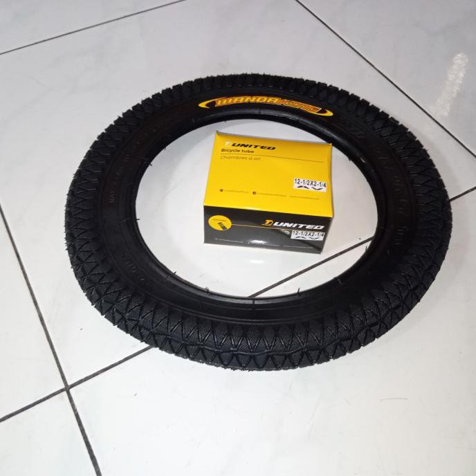 1 Set Ban Luar Genio + Dalam United 12 Sepeda Kecil Anak Anak