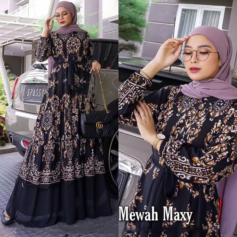 Jual Ratu Maxi Ld Home Dress Maxi Premium Gamis Sultan Maxi Monalisa Premium Terbaru