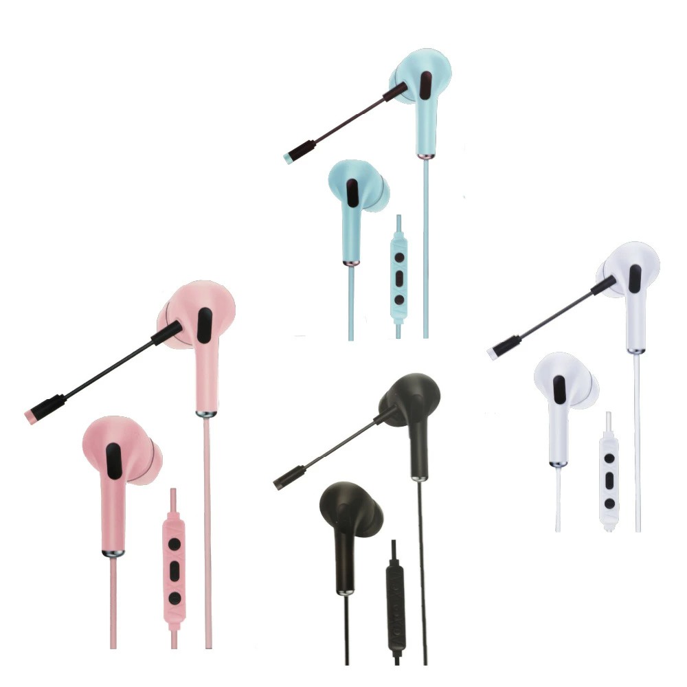 HEADSET / HAMDSFREE AKZ-D9 Game Earphone Earbuds Wired Gaming Earphone With Detachable Long Microphone