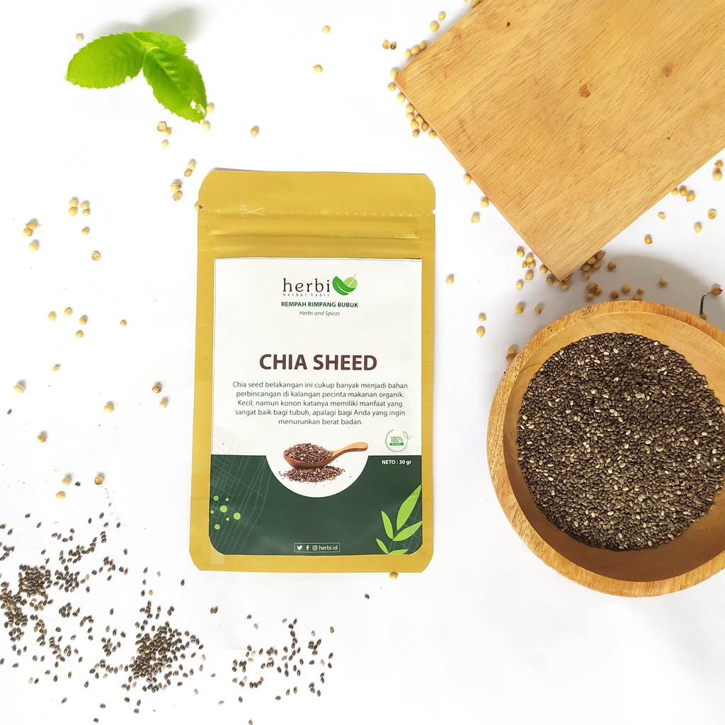 

Chia Seed HERBI Murni Original High Quality 30gr