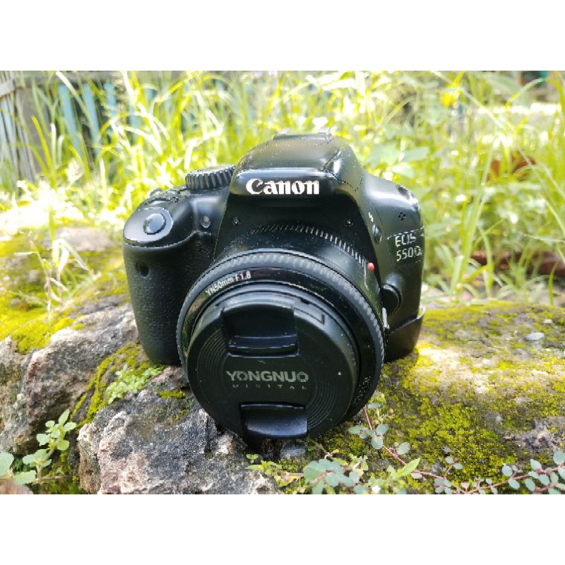 canon 550d + lensa fix