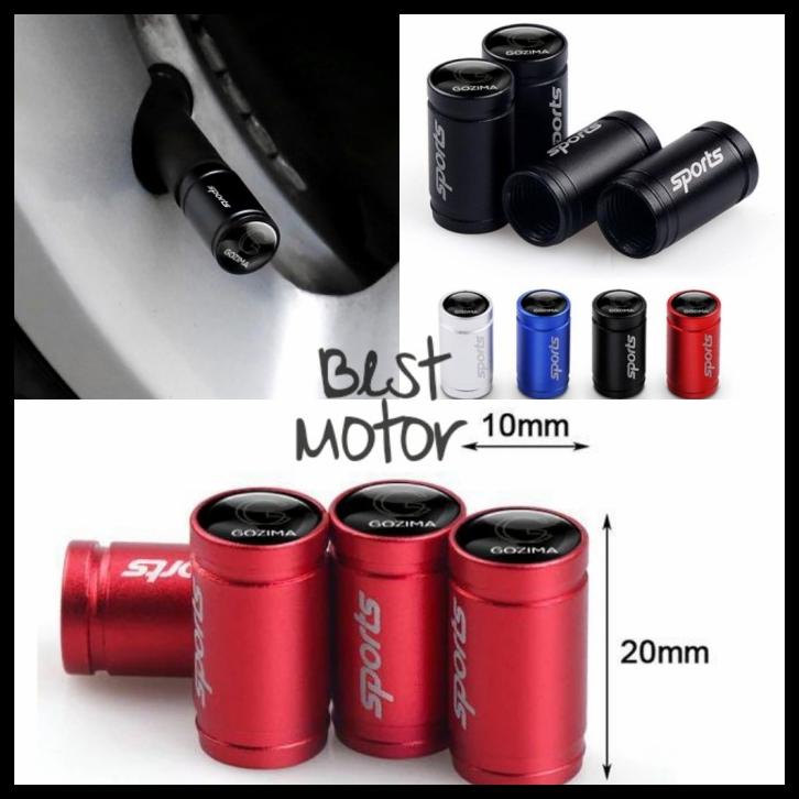 Tutup Pentil Ban Mobil Variasi Sport Mobil Full Cnc Isi 4Pcs