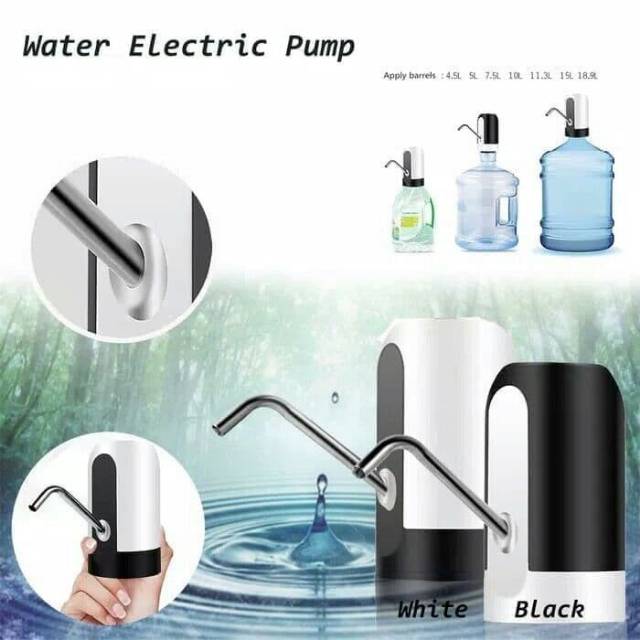 POMPA GALON ELEKTRIK USB CHARGER/WATER PUMP LED LAMP/ GALON AIR MINUM