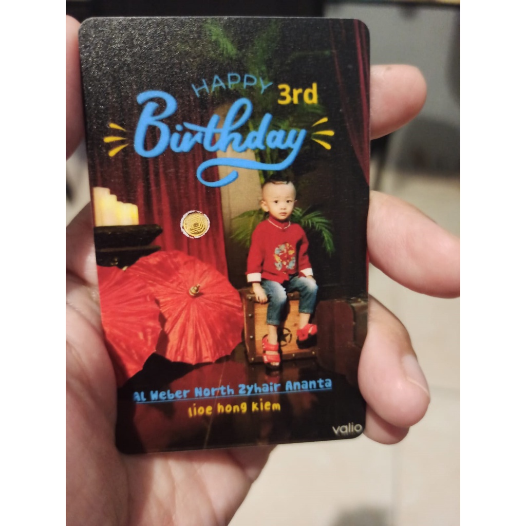 EMAS MINI 24 KARAT CUSTOM BIG GOLD 0,1 GRAM