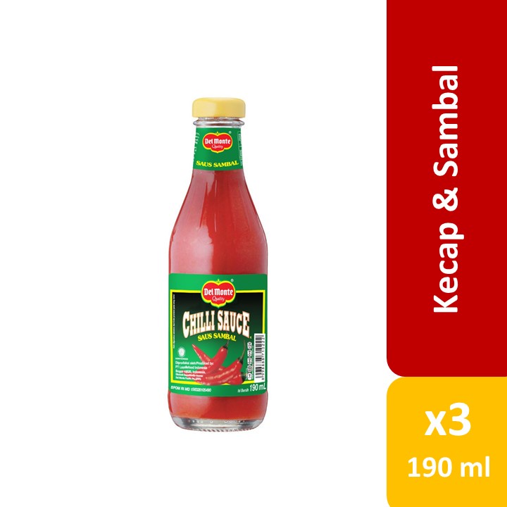 

Delmonte Saus Chilli 200ml Triple Pack