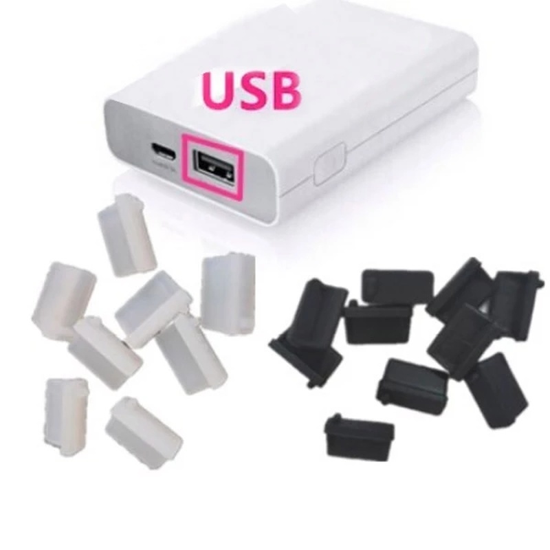 1pc Plug Port Charging Micro USB Bahan Silikon Lembut Anti Debu / Air Untuk Android