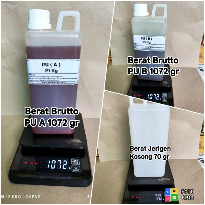 Polyurethane foam A B cairan PU A dan PU B