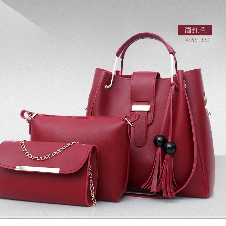 Paling Disukai.. T205 C8210 G603 U889  TAS SET 3 IN 1 HANDBAG  # TAS IMPORT # TAS WANITA  P8799 Y401