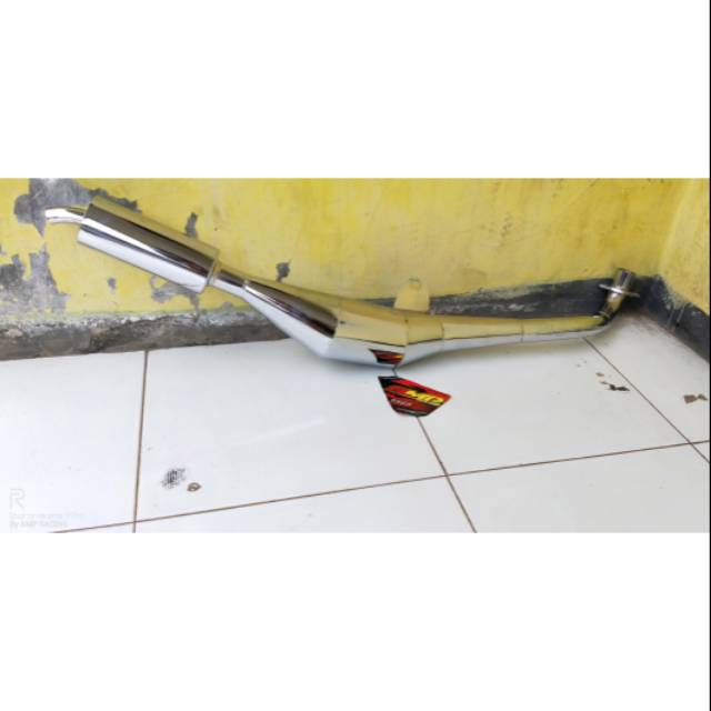 Knalpot f1zr crom - Knalpot f1zr standar racing full crom