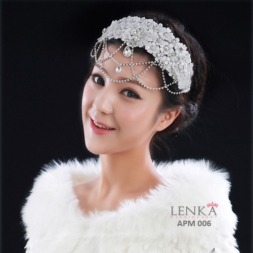 [SIAP KIRIM] AKSESORIS HEADPIECE PENGANTIN WEDDING PESTA RAMBUT APM006