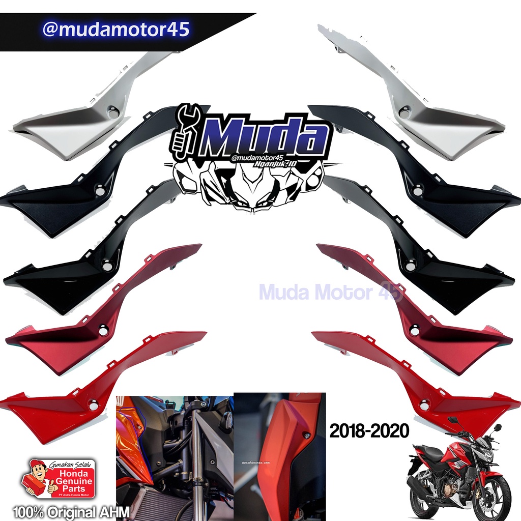 PANEL SHROUD KANAN OR KIRI CB150R V3 2018 2019 2020 SAYAP TANGKI ATAS CB 150 150R MERAH HITAM PUTIH 