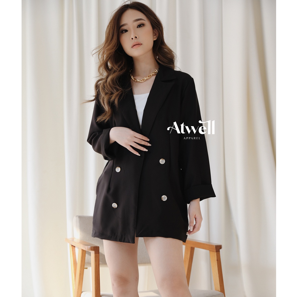 Khloe Blazer / Blazer Tangan Panjang / Basic Blazer / Outer Blazer