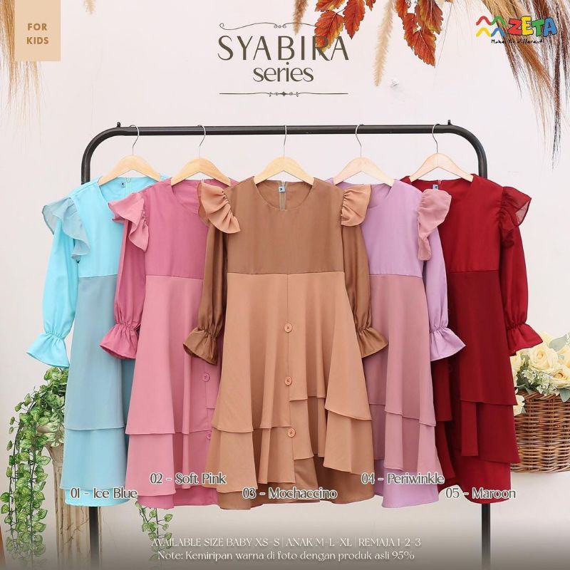 Gamis Anak Zeta Syabira Series