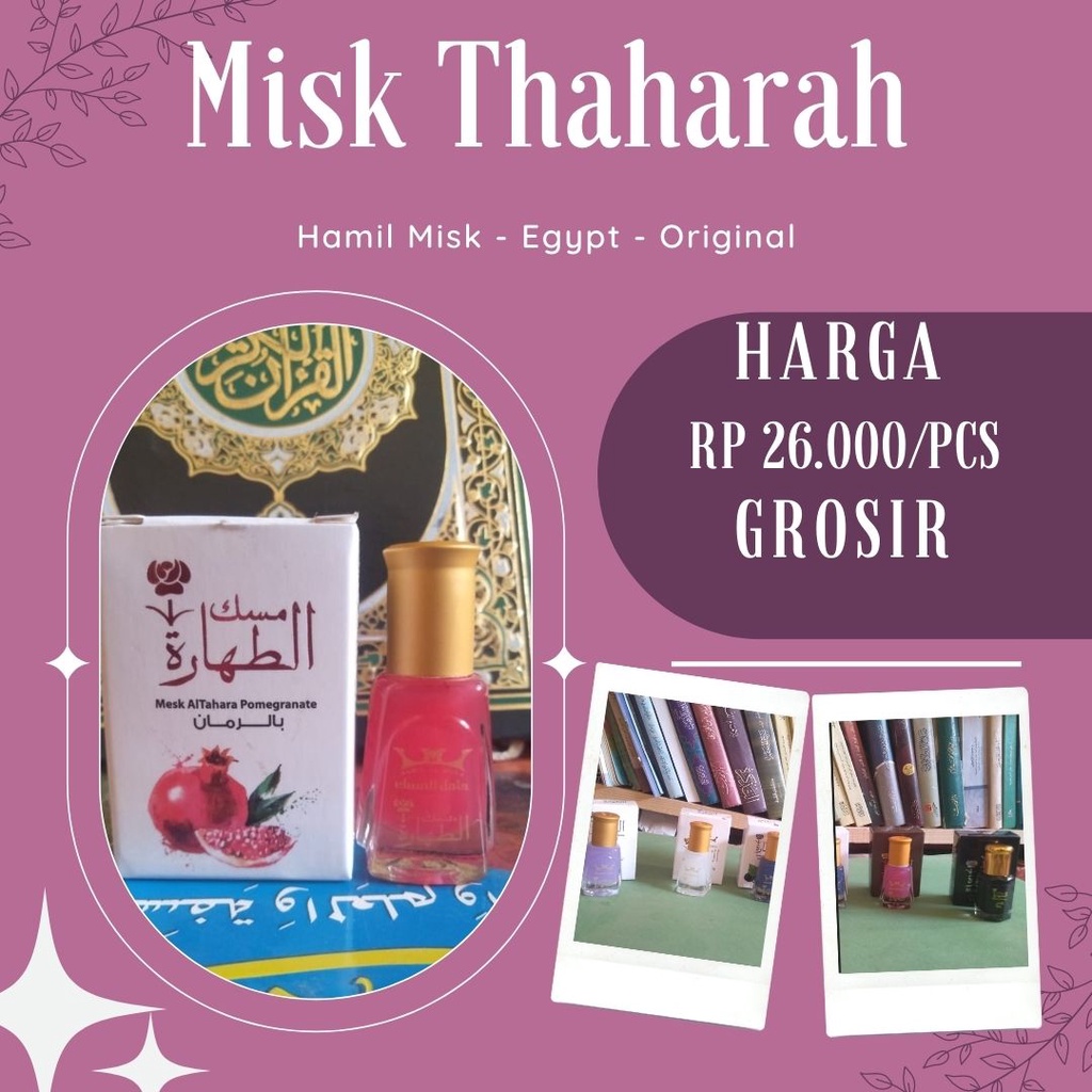 PROMO SINGKAT MISK AL THAHARAH ASLI ORIGINAL MESIR 100% | MUSK THAHARAH | MISK TAHARAH IMPOR