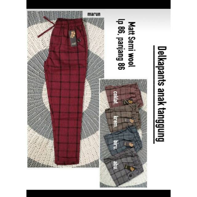 Bagy pants anak /celana anak / celana anak terlaris / celana zara salur celana kotak