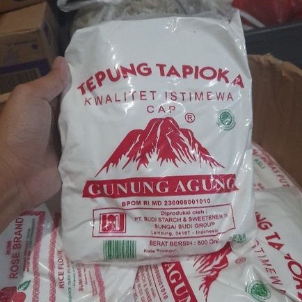 

Tepung tapioka gunung agung 500 gram