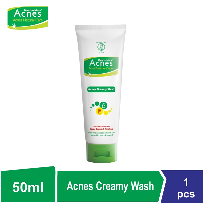 Acnes Creamy Wash 50g - Pembersih Wajah