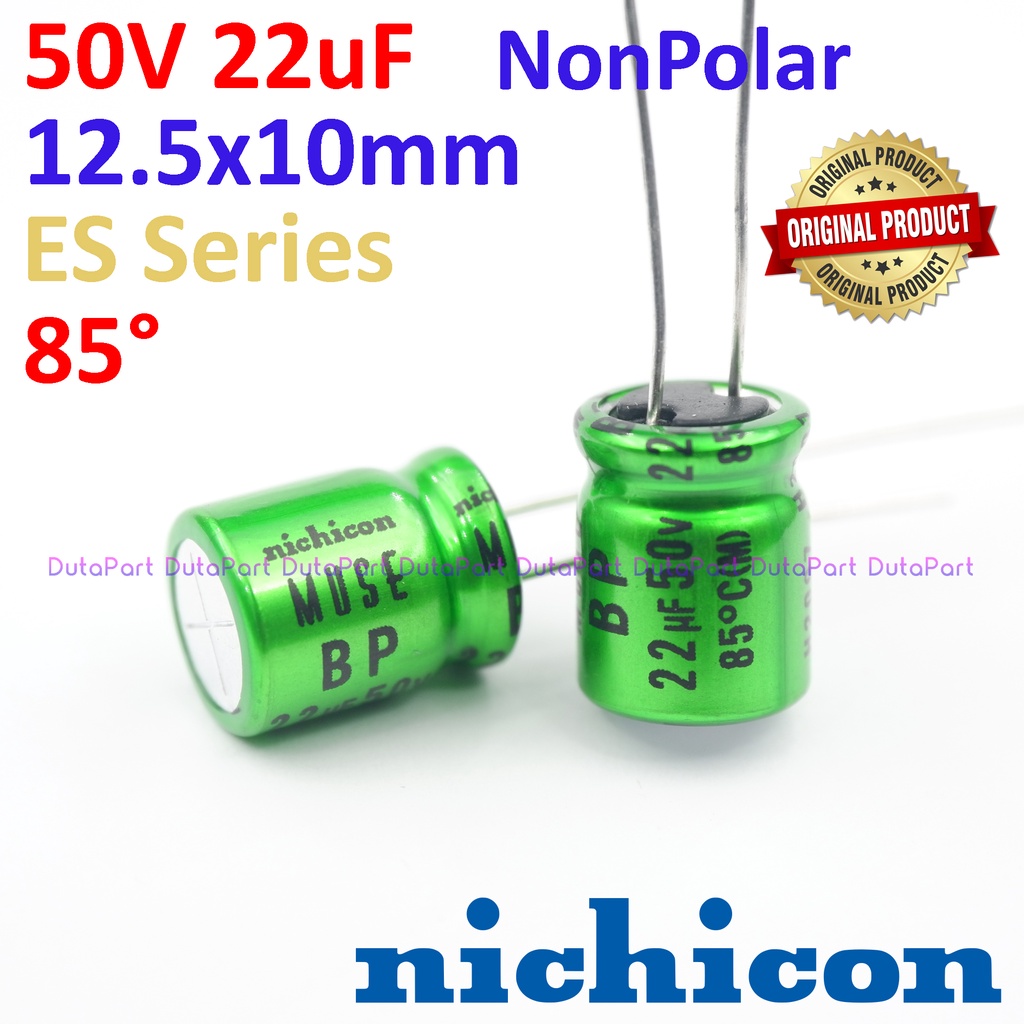 50V 22uF BP NonPolar ORIGINAL NICHICON MUSE Kapasitor Capasitor Elko