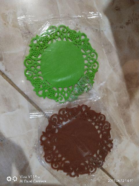 Tatakan Alas Cangkir Panci Piring Silikon Silicon Anti Panas Anti-slip