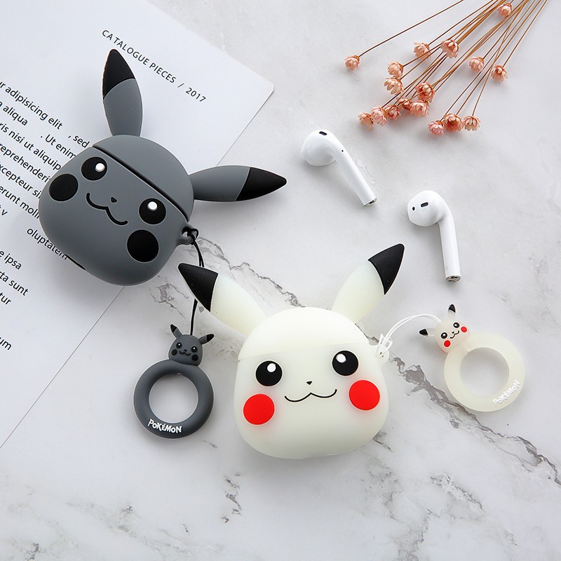 Case Pelindung Motif Kartun Untuk Airpods 1 / 2 I12 Headset