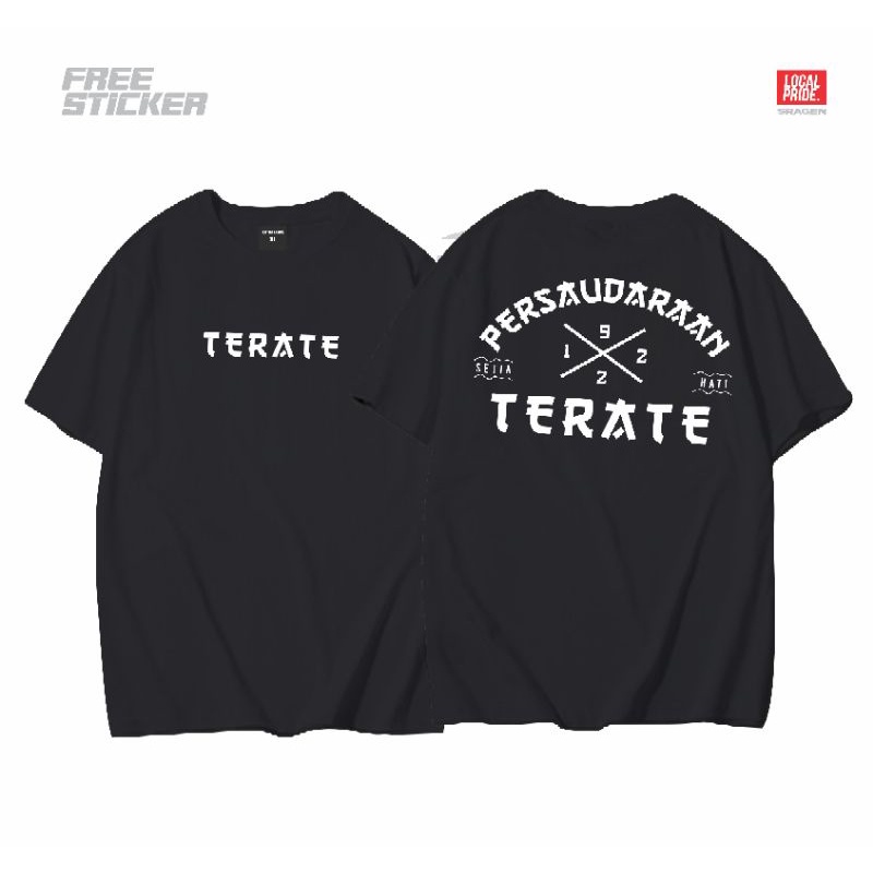 KAOS TERATE | KAOS PSHT | SATU ABAD | TERATE EMAS | SIMPLE DESAIN PRIA DAN WANITA