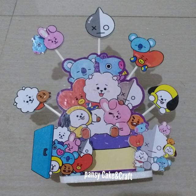 Cake topper BT21