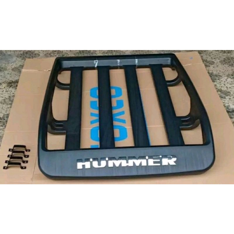 Roof Rack Hummer TRD Sportivo Rak Atas Mobil Universal Avanza Xenia Fortuner Rush Innova Calya Sigra Terios Ertiga Pajero Triton Mobilio BRV Xpander Stargazer Xl7