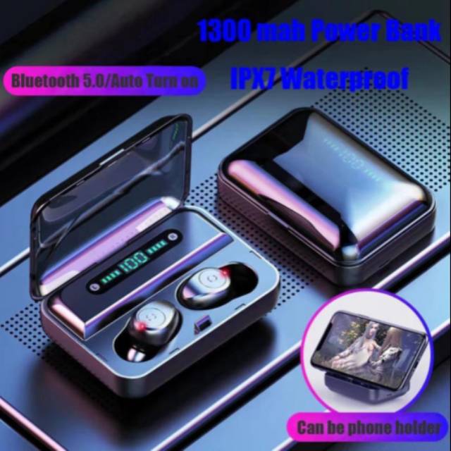 Handsfree Headset Wireless Bluetooth TWS F9